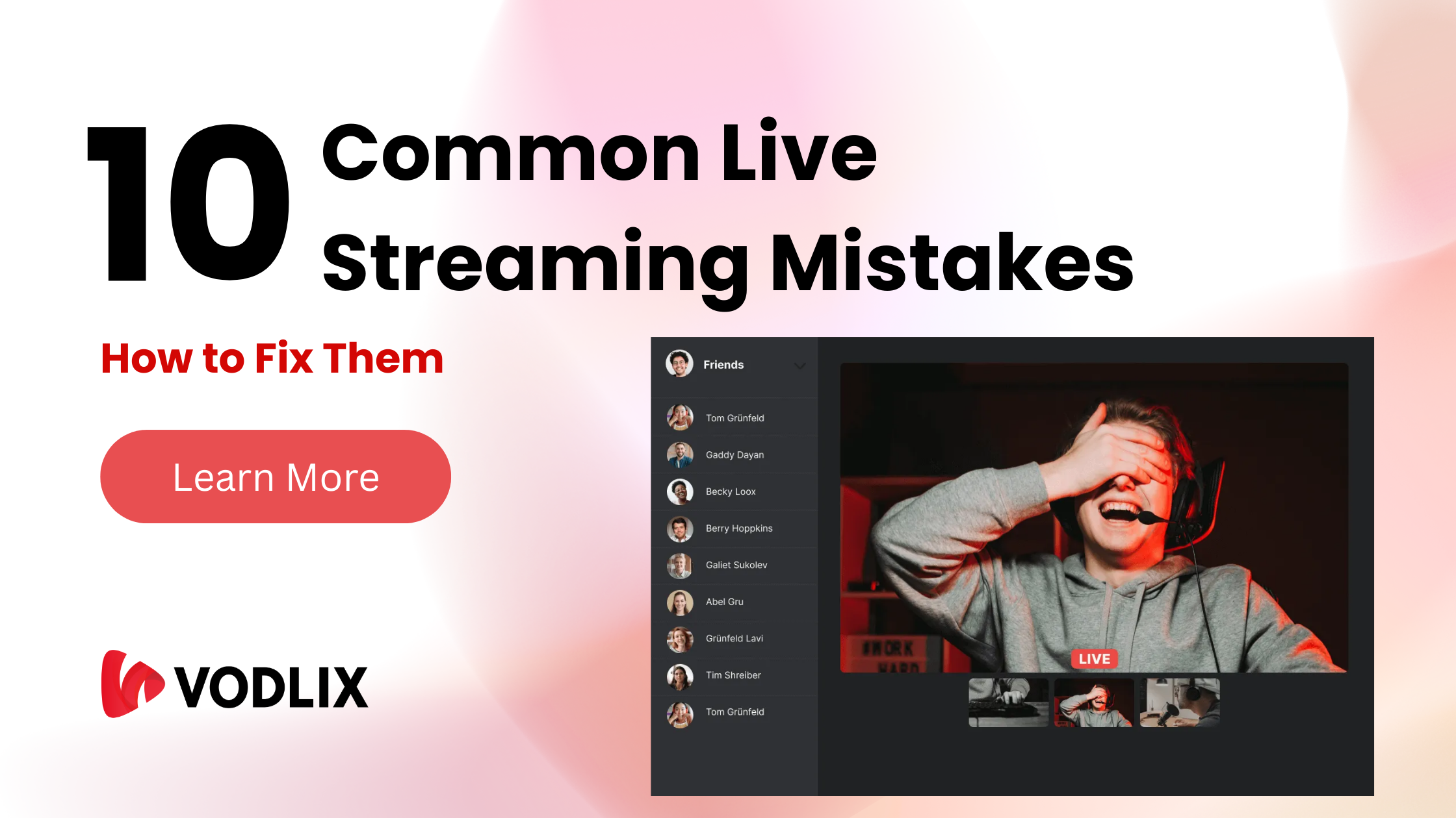 10 Common Live Streaming Mistakes and How to Fix Them
